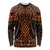 Karaka Maori Ta Moko Poutama Art Long Sleeve Shirt