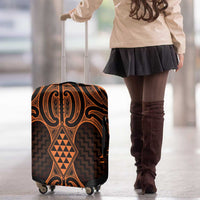 Karaka Maori Ta Moko Poutama Art Luggage Cover