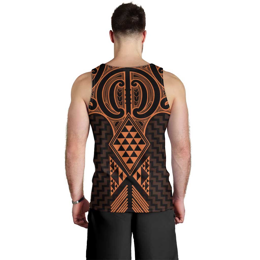 Karaka Maori Ta Moko Poutama Art Men Tank Top LT9 - Polynesian Pride