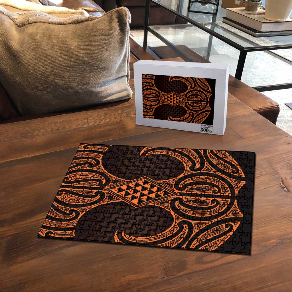 Karaka Maori Ta Moko Poutama Art Puzzle - Polynesian Pride