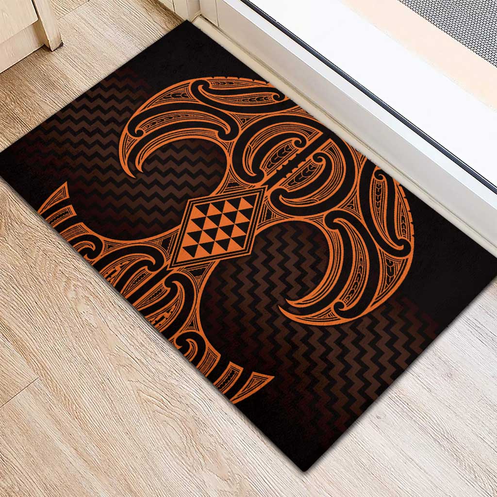 Karaka Maori Ta Moko Poutama Art Rubber Doormat LT9 - Polynesian Pride