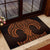 Karaka Maori Ta Moko Poutama Art Rubber Doormat