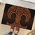 Karaka Maori Ta Moko Poutama Art Rubber Doormat