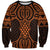 Karaka Maori Ta Moko Poutama Art Sweatshirt