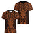 Karaka Maori Ta Moko Poutama Art Women V-Neck T-Shirt