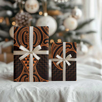 Karaka Maori Ta Moko Poutama Art Wrapping Paper - Polynesian Pride