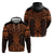 Karaka Maori Ta Moko Poutama Art Zip Hoodie