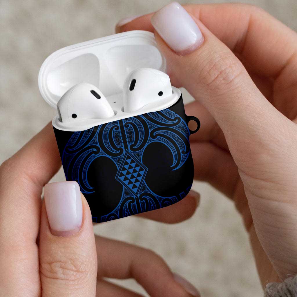 Kikorangi Maori Ta Moko Poutama Art AirPods Case - Polynesian Pride