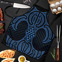 Kikorangi Maori Ta Moko Poutama Art Apron - Polynesian Pride