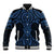 Kikorangi Maori Ta Moko Poutama Art Baseball Jacket