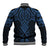 Kikorangi Maori Ta Moko Poutama Art Baseball Jacket