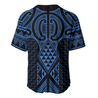 Kikorangi Maori Ta Moko Poutama Art Baseball Jersey