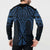 Kikorangi Maori Ta Moko Poutama Art Button Sweatshirt