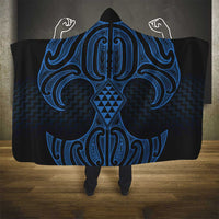 Kikorangi Maori Ta Moko Poutama Art Hooded Blanket LT9 - Polynesian Pride