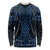 Kikorangi Maori Ta Moko Poutama Art Long Sleeve Shirt