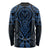 Kikorangi Maori Ta Moko Poutama Art Long Sleeve Shirt