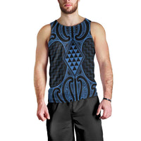 Kikorangi Maori Ta Moko Poutama Art Men Tank Top LT9 - Polynesian Pride