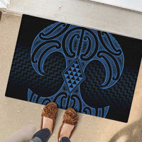 Kikorangi Maori Ta Moko Poutama Art Rubber Doormat LT9 - Polynesian Pride