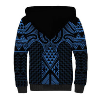 Kikorangi Maori Ta Moko Poutama Art Sherpa Hoodie LT9 - Polynesian Pride