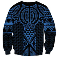 Kikorangi Maori Ta Moko Poutama Art Sweatshirt LT9 - Polynesian Pride