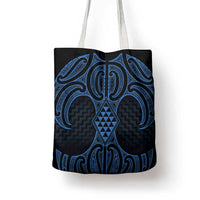 Kikorangi Maori Ta Moko Poutama Art Tote Bag - Polynesian Pride