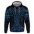 Kikorangi Maori Ta Moko Poutama Art Zip Hoodie