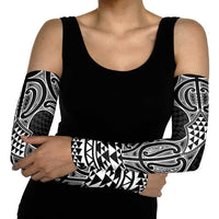 Ma Maori Ta Moko Poutama Art Arm Sleeves - Polynesian Pride