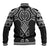 Ma Maori Ta Moko Poutama Art Baseball Jacket