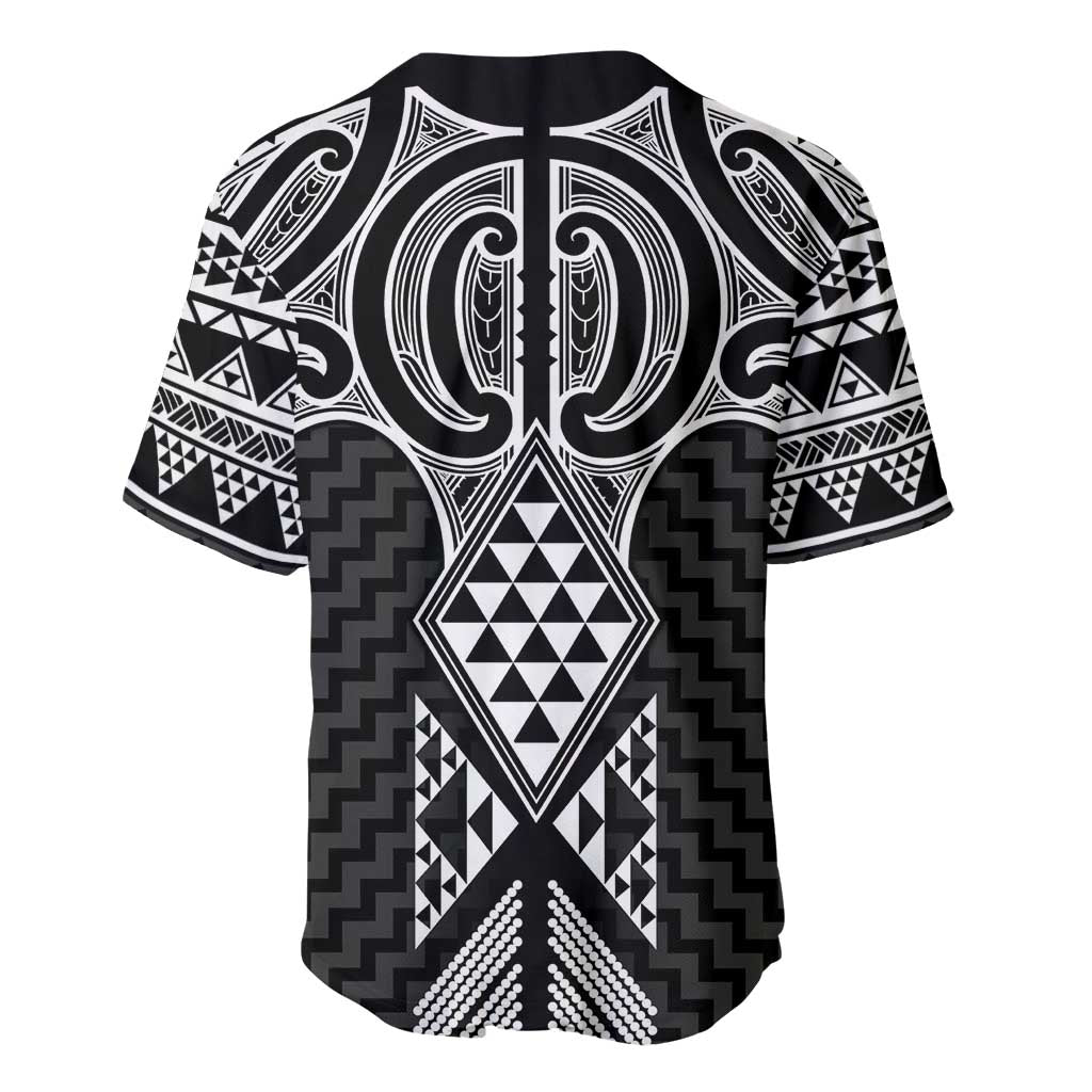Ma Maori Ta Moko Poutama Art Baseball Jersey