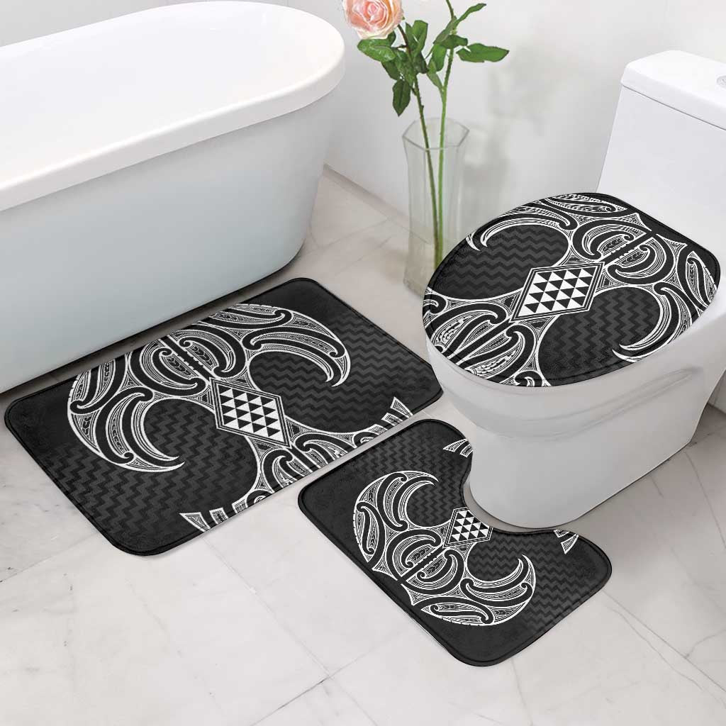 Ma Maori Ta Moko Poutama Art Bathroom Set - Polynesian Pride