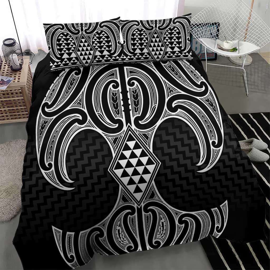 Ma Maori Ta Moko Poutama Art Bedding Set