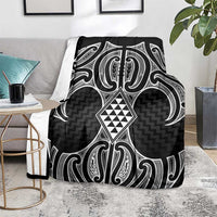 Ma Maori Ta Moko Poutama Art Blanket LT9 - Polynesian Pride