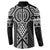 Ma Maori Ta Moko Poutama Art Button Sweatshirt