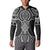 Ma Maori Ta Moko Poutama Art Button Sweatshirt