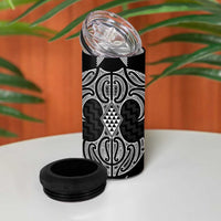 Ma Maori Ta Moko Poutama Art 4 in 1 Can Cooler Tumbler LT9 - Polynesian Pride