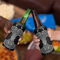 Ma Maori Ta Moko Poutama Art 4 in 1 Can Cooler Tumbler LT9 - Polynesian Pride