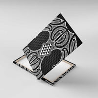 Ma Maori Ta Moko Poutama Art Canvas Wall Art LT9 With Frame White - Polynesian Pride