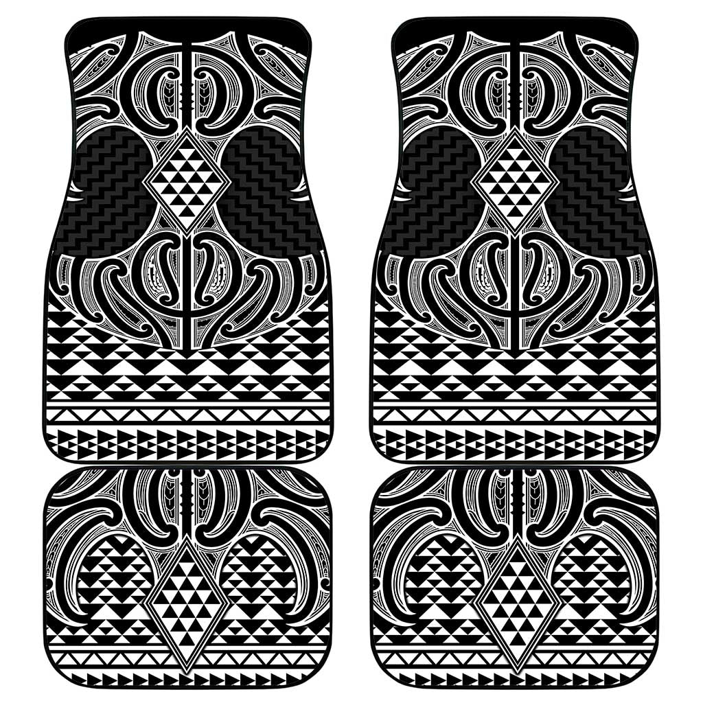 Ma Maori Ta Moko Poutama Art Car Mats LT9 - Polynesian Pride