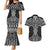 Ma Maori Ta Moko Poutama Art Couples Matching Mermaid Dress and Hawaiian Shirt