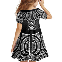 Ma Maori Ta Moko Poutama Art Family Matching Mermaid Dress and Hawaiian Shirt