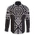 Ma Maori Ta Moko Poutama Art Family Matching Puletasi and Hawaiian Shirt
