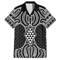 Ma Maori Ta Moko Poutama Art Hawaiian Shirt LT9 White - Polynesian Pride