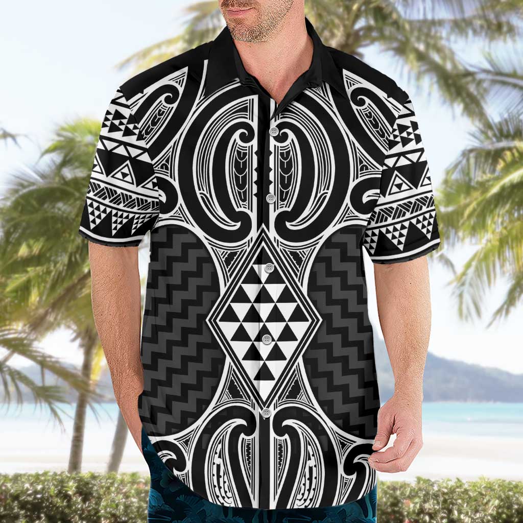 Ma Maori Ta Moko Poutama Art Hawaiian Shirt LT9 - Polynesian Pride