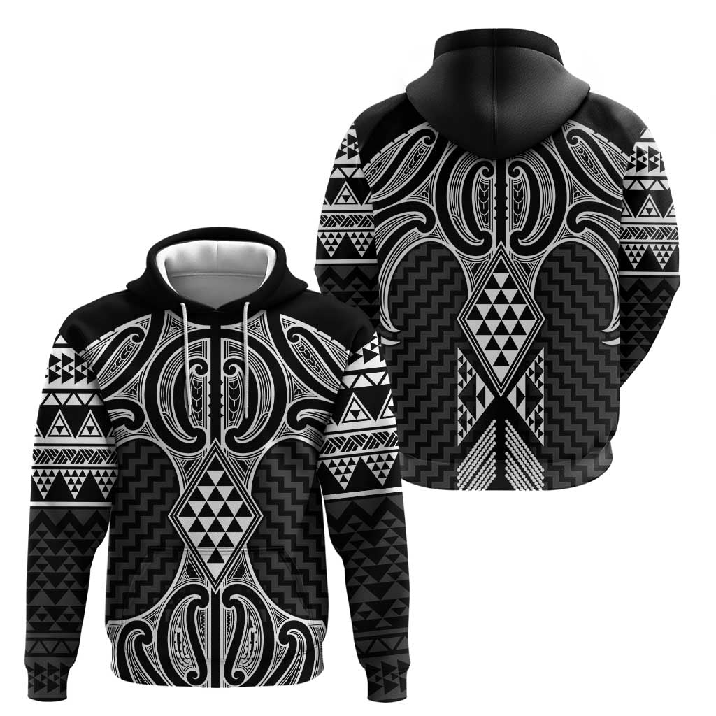 Ma Maori Ta Moko Poutama Art Hoodie