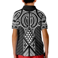 Ma Maori Ta Moko Poutama Art Kid Polo Shirt