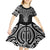 Ma Maori Ta Moko Poutama Art Kid Short Sleeve Dress