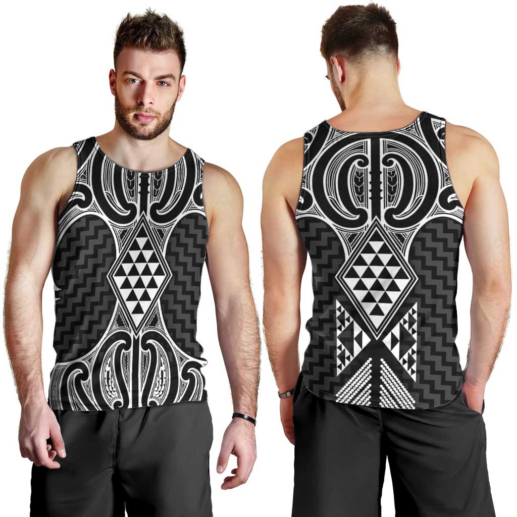 Ma Maori Ta Moko Poutama Art Men Tank Top LT9 - Polynesian Pride