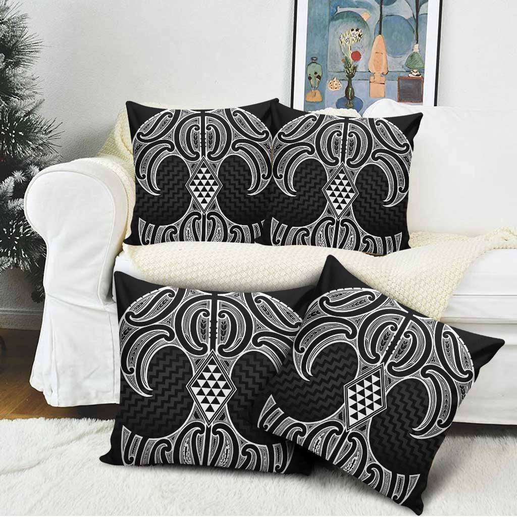 Ma Maori Ta Moko Poutama Art Pillow Cover - Polynesian Pride