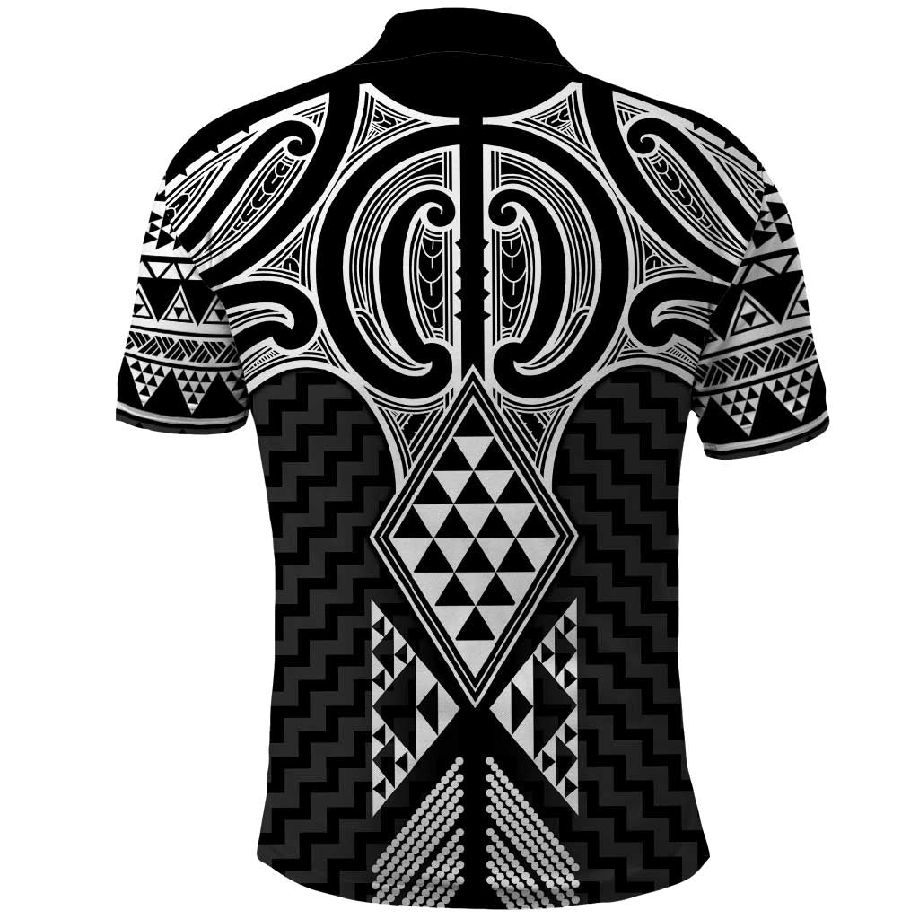 Ma Maori Ta Moko Poutama Art Polo Shirt