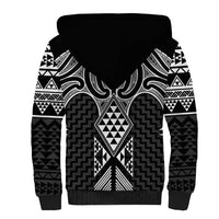 Ma Maori Ta Moko Poutama Art Sherpa Hoodie LT9 - Polynesian Pride